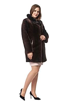 Фото товара Полупальто мутон А32/CВ (норка), мокко Фото товара Полупальто мутон А32/CВ (норка), мокко