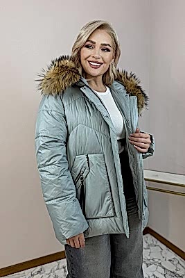 Фото товара Пуховик 3108 зима, мятный
