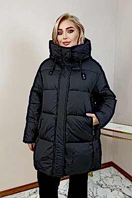 Фото товара Пуховик 8888 зима, черный
