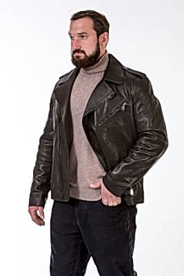 Фото товара Куртка кожа муж. 1013.1062.HDJB, черный