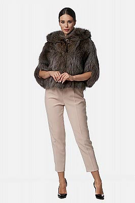 Фото товара Куртка енот 803 марта (капюшон), темно-серый Фото товара Куртка енот 803 марта (капюшон), темно-серый