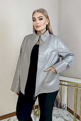 Фото товара Куртка кожа жен. 1019.15952 ZIG, светло-серый