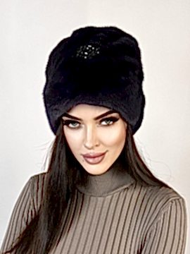 Фото товара Шапка норка 140.001, слива shn