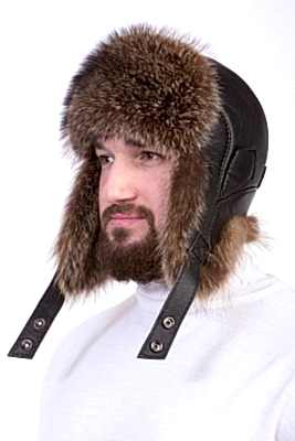 Фото товара Шапка из енота UMKME0013.4, рыжая