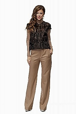 Фото товара Жилет каракуль 013/9, коричневый