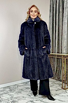 Фото товара Пальто норка 019/7013/1ВМ, голубика