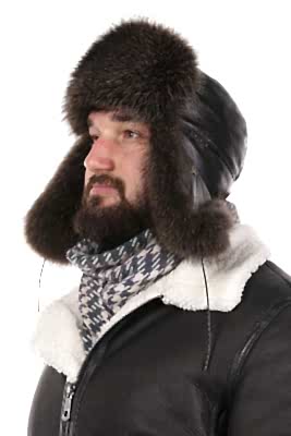 Фото товара Головной убор UMKME0027 енот, тонированный 13