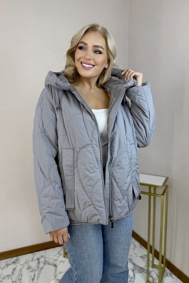 Фото товара Куртка F-2484 жен, серый