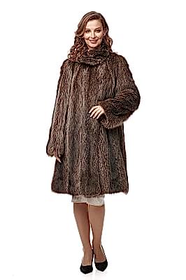 Фото товара Полупальто енот 011/К492(Е)ЕС, коричневый Фото товара Полупальто енот 011/К492(Е)ЕС, коричневый