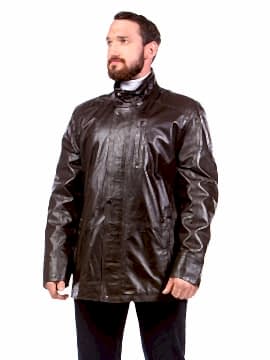 Фото товара Куртка кожа муж. 1009.2690.ZIG, коричневый Фото товара Куртка кожа муж. 1009.2690.ZIG, коричневый