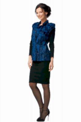 Фото товара Жилет каракуль 013/47, синий