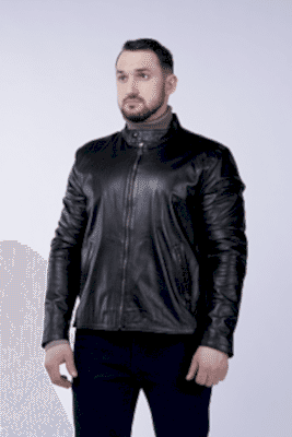 Фото товара Куртка кожа муж. 1009.2826 ZIG, черный Фото товара Куртка кожа муж. 1009.2826 ZIG, черный