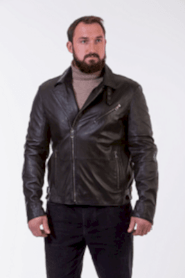 Фото товара Куртка кожа муж. 1009.2815.ZIG лето, черный Фото товара Куртка кожа муж. 1009.2815.ZIG лето, черный