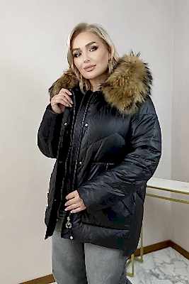 Фото товара Пуховик 3108 зима, черный