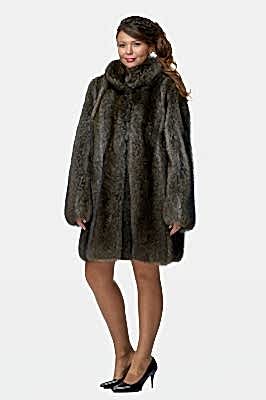 Фото товара Полупальто енот 011/К30(Е)V48E, серый Фото товара Полупальто енот 011/К30(Е)V48E, серый