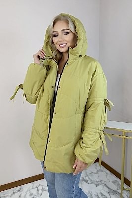 Фото товара Куртка F-2576 жен, горчичный