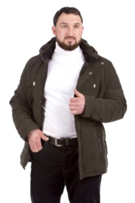 Фото товара Куртка мужская на синтепоне 1801, хаки