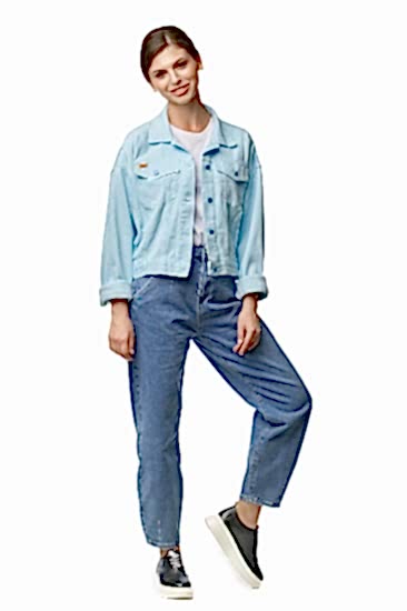 Фото товара Куртка T 010 джинс, голубой