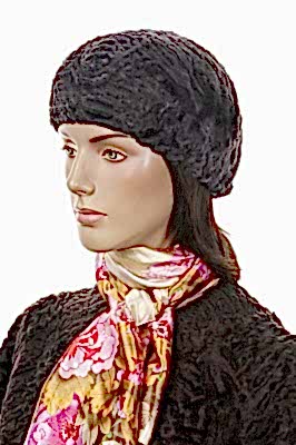 Фото товара Шапка каракуль 001.001, графит