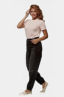 Фото товара Брюки 8041 джинсы, черный